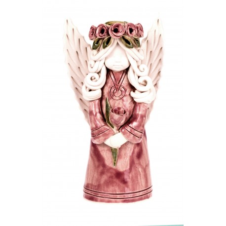 Rankų darbo keramikinis angelas
