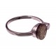 Gintaro - sidabro žiedas "Žiburiai"