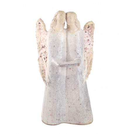 Keramikinė skultūra "Du angelai"