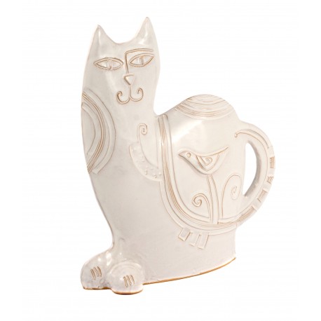 Keramikinė katino skulptūra